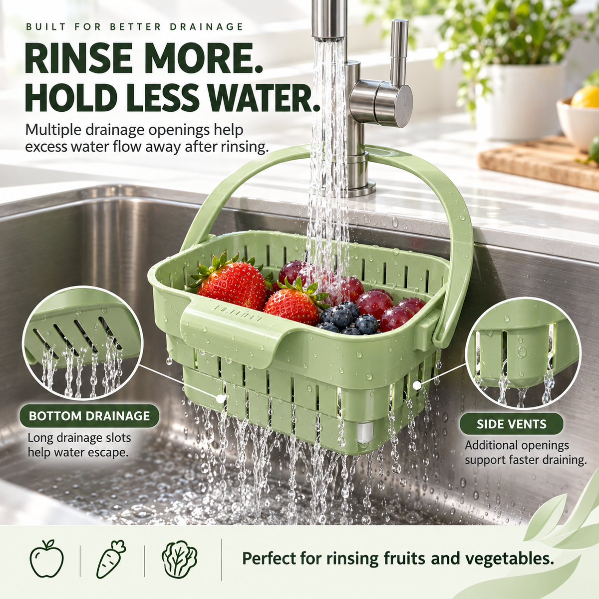 🧩100K+ SOLD! ✨ Kitchen Sink Strainer Food Catcher Efficient Strainer Solution