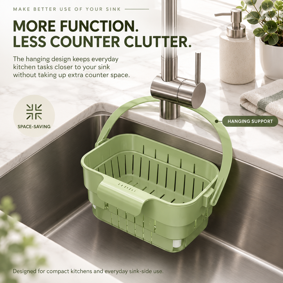 🧩100K+ SOLD! ✨ Kitchen Sink Strainer Food Catcher Efficient Strainer Solution