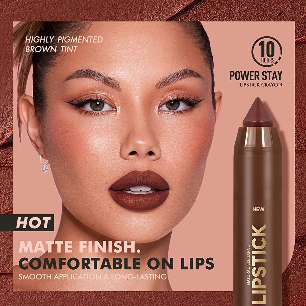🎁Last Day Promotion 49% OFF🔥6Pcs/set Matte Brown Lipstick💄