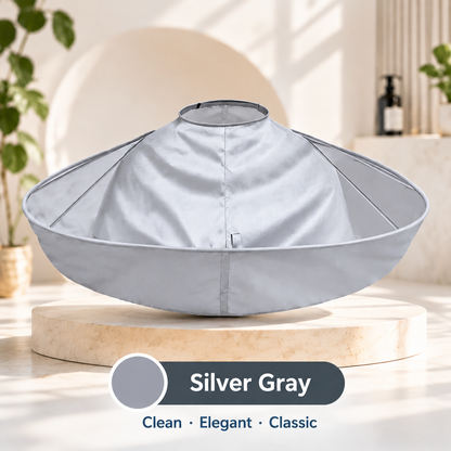 🎁 Portable Waterproof Hair Cutting Cape – Reusable Hair Catcher Bib for Easy Home Haircuts